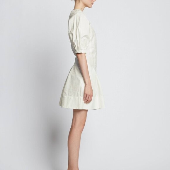 Proenza Schouler White Label Cotton Linen Mini Dress - Picture 7 of 10